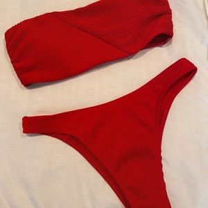 Hollister Red Bikini
